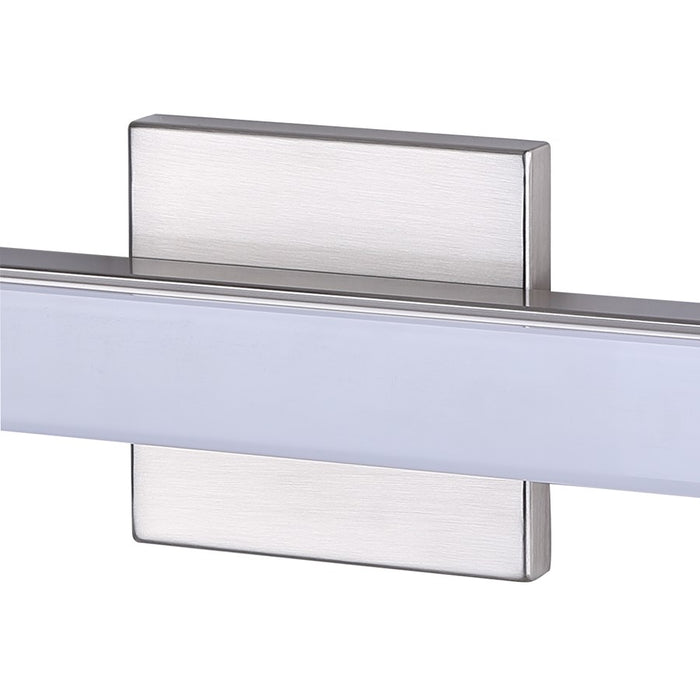 Canarm Jonah 1 Light LED 18" Vanity, Brushed Nickel