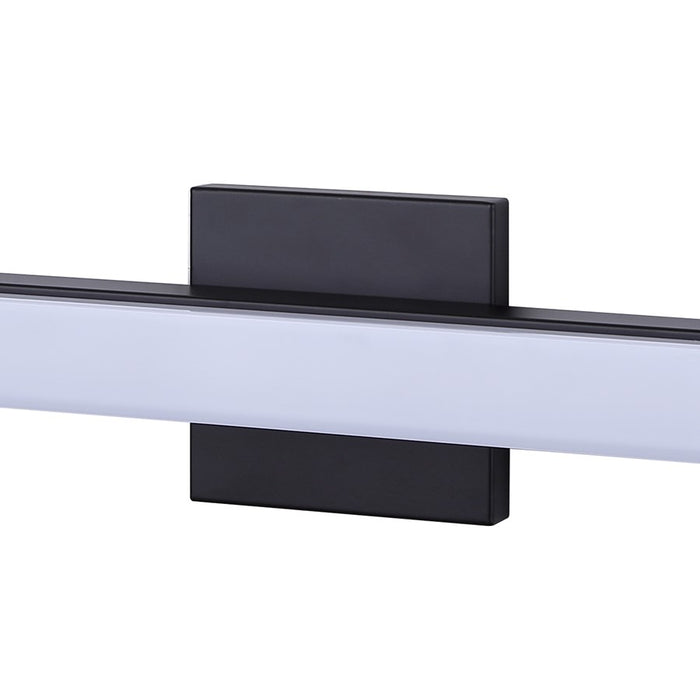 Canarm Jonah 1 Light 24" Vanity, Black