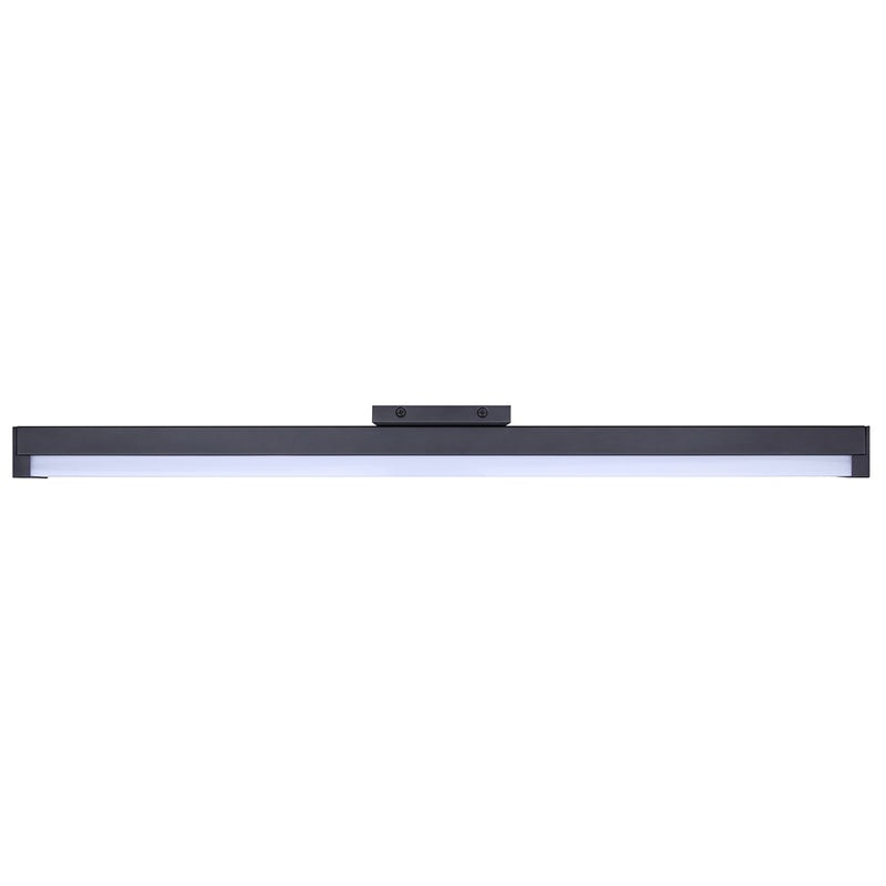 Canarm Jonah 30in 1-Light LED Vanity Light | Modern Matte Black Aluminum | Bathroom & Powder Room | 30 x 4.72 x 2.5 in | Model BL-30B-30-BK-C