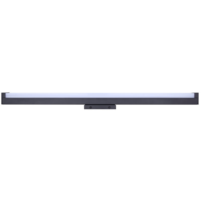 Canarm Jonah 30in 1-Light LED Vanity Light | Modern Matte Black Aluminum | Bathroom & Powder Room | 30 x 4.72 x 2.5 in | Model BL-30B-30-BK-C