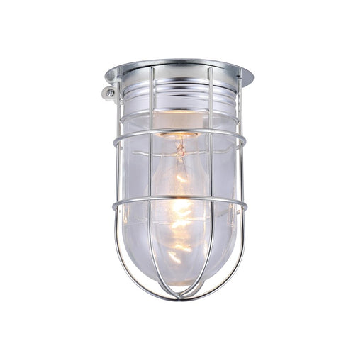 Canarm Madison 1 Light 7" Outdoor Lantern, Metal - BL04CWG