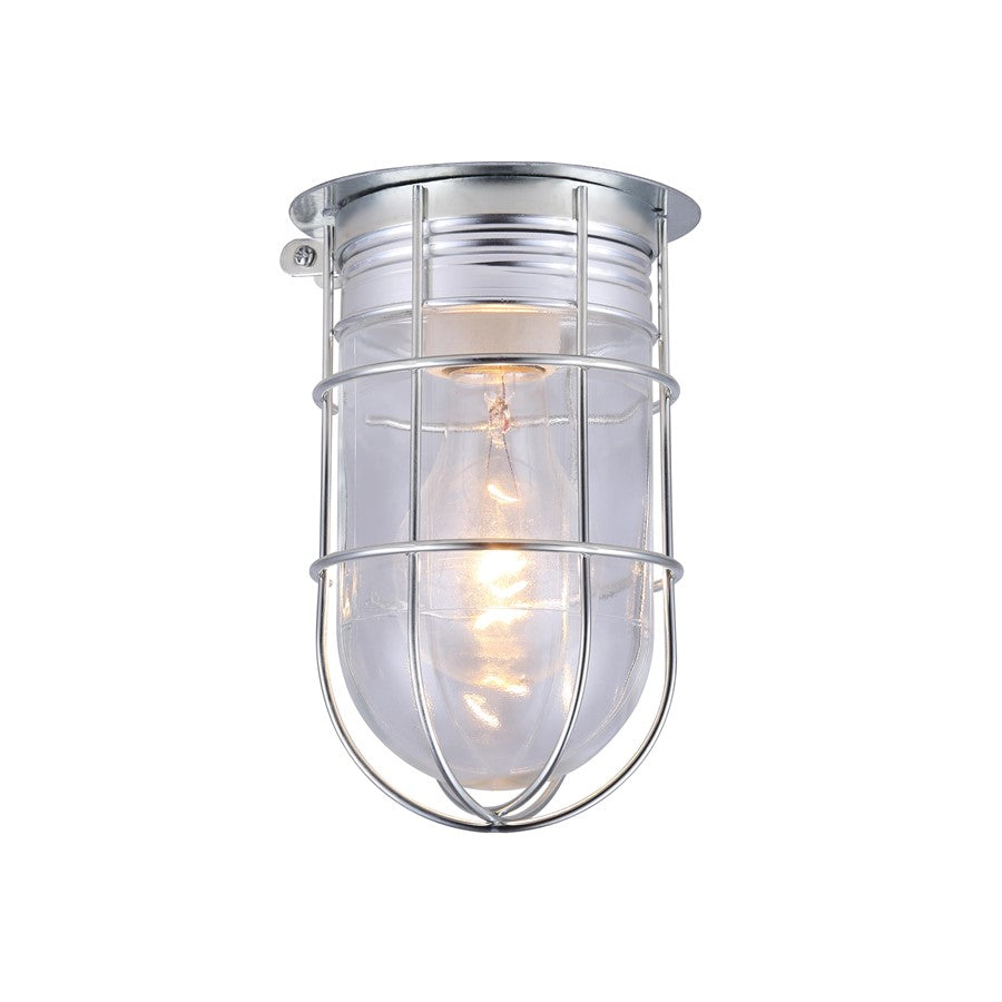 Canarm Madison 1 Light 7" Outdoor Lantern, Metal - BL04CWG