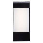 Canarm BRWL-SQ6W-N-BK 1-Light LED Outdoor Wall Sconce | Modern Black Finish | Entryway & Covered Patio | 4.25 x 3.25 x 9.5 in | Model BRWL-SQ6W-N-BK