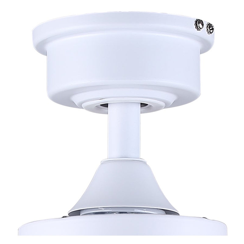 Canarm Attley 42in 2-Light Ceiling Fan | Classic Matte White and White MDF Blades | Bedroom & Living Room | 42 x 42 x 14.5 in | Model CF42ATT3WH