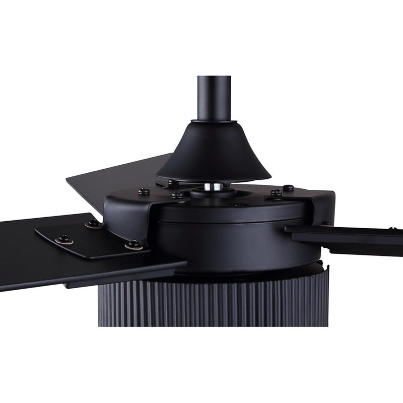 Canarm Cale 1 Lt 42" Ceiling Fan, Black/Weathered Maple Reversible