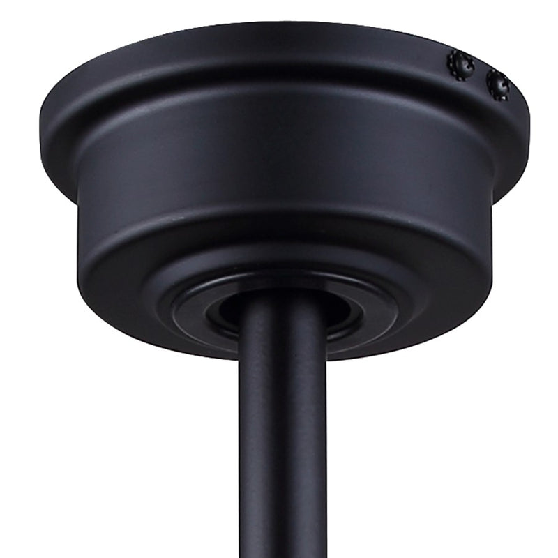 Canarm Cale 1 Lt 42" Ceiling Fan, Black/Weathered Maple Reversible