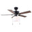 Canarm Colette 1 Light 42" Ceiling Fan, Matte Black/Black