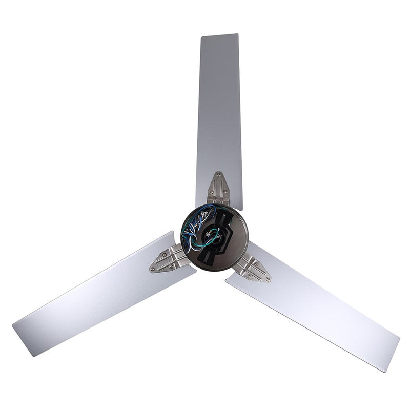 Canarm Liv 52in 1-Light Ceiling Fan | Modern Brushed Nickel and Walnut Plywood Blades | Living Room & Covered Patio | Model CF52JAC3BN-ES