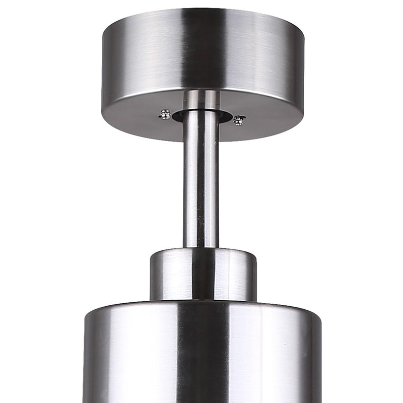 Canarm Liv 52in 1-Light Ceiling Fan | Modern Brushed Nickel and Walnut Plywood Blades | Living Room & Covered Patio | Model CF52JAC3BN-ES