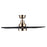 Canarm Luell 1 Light 52" Ceiling Fan, Gold/Black