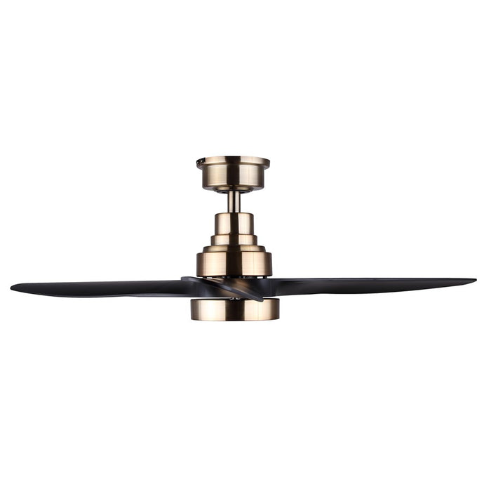 Canarm Luell 1 Light 52" Ceiling Fan, Gold/Black