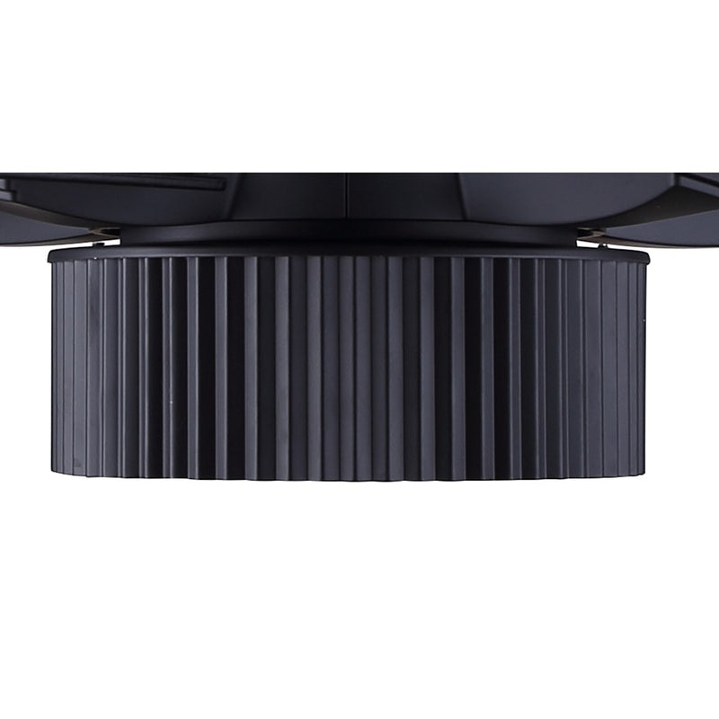 Canarm Rexton 52in 2-Light Ceiling Fan | Matte Black and Black | Kitchen, Living Room & Bedroom | 52 x 52 x 12 in | Model CF52REX5BK