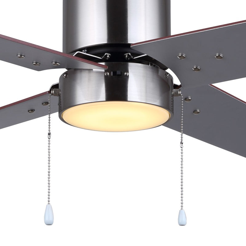 Canarm Tempest 1 Light 52" Ceiling Fan, Brushed Nickel/Gray