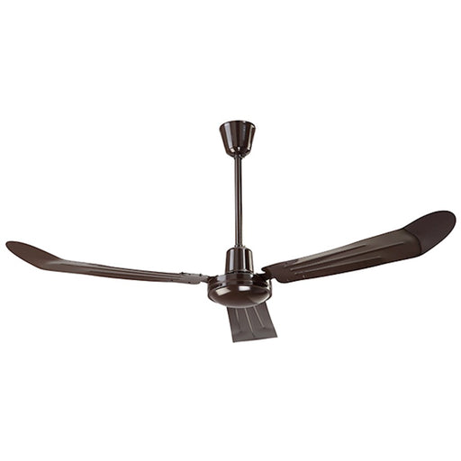 Canarm 56in Industrial Ceiling Fan | Brown Steel | Warehouse & Barn | 56 x 56 x 8 in | Model CP561518121
