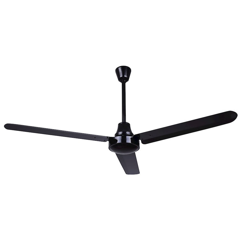 Canarm 56in Industrial Ceiling Fan | White Finish, 5-Blade | Living Room & Bedroom | 56 x 56 x 18 in | Model CP56D10N