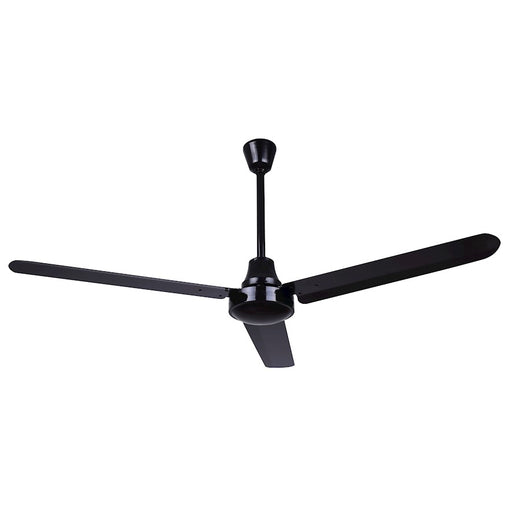 Canarm 56in Industrial Ceiling Fan | White Finish, 5-Blade | Living Room & Bedroom | 56 x 56 x 18 in | Model CP56D10N