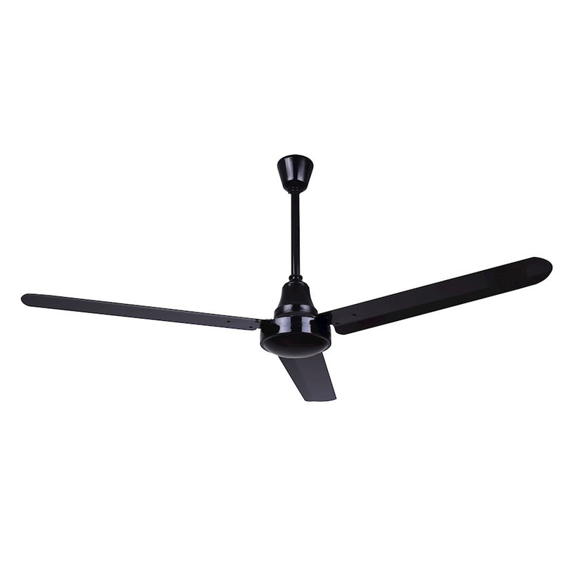 Canarm 60in Industrial Ceiling Fan | White Finish | Living Room & Bedroom | 60 x 60 x 18 in | Model CP60DW10N