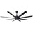 Canarm Ezra 72" Ceiling Fan, Black/Black
