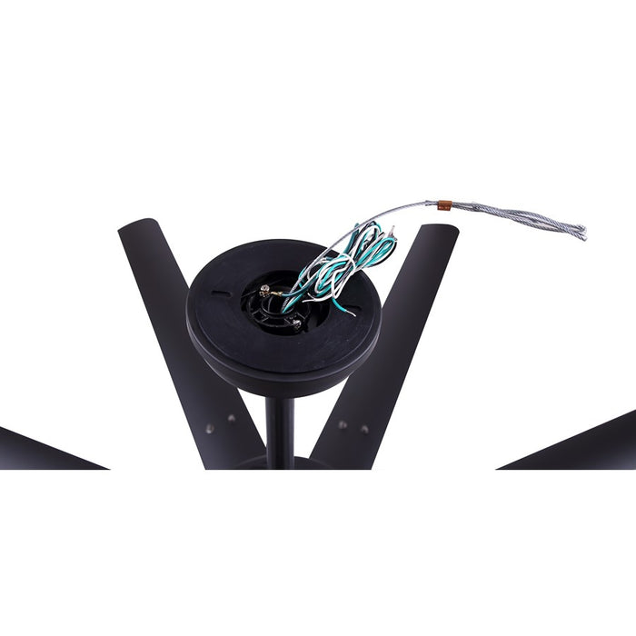 Canarm Ezra 72" Ceiling Fan, Black/Black