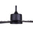 Canarm Ezra 72" Ceiling Fan, Black/Black