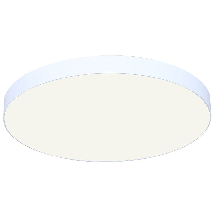 Canarm Madison LED 10" Flush Mount, White/PVC lens - DL-10F-20WS-WH-C