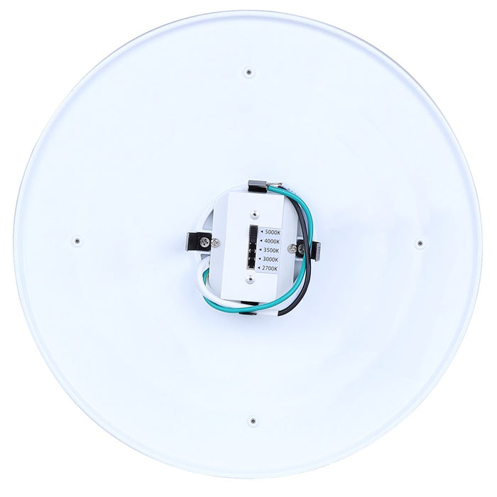 Canarm Madison LED 10" Flush Mount, White/PVC lens