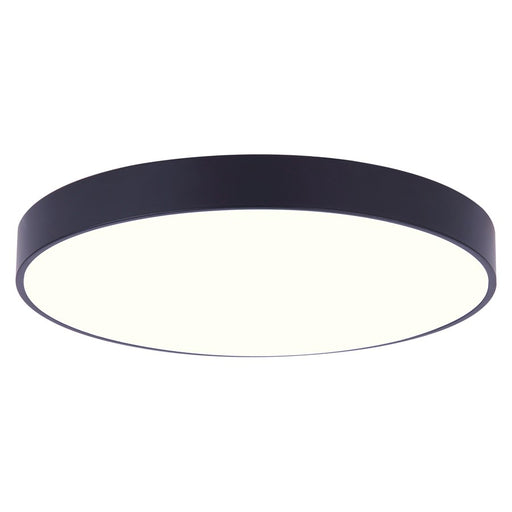 Canarm Madison LED 12" Flush Mount, White/PVC lens - DL-12F-25WS-BK-C
