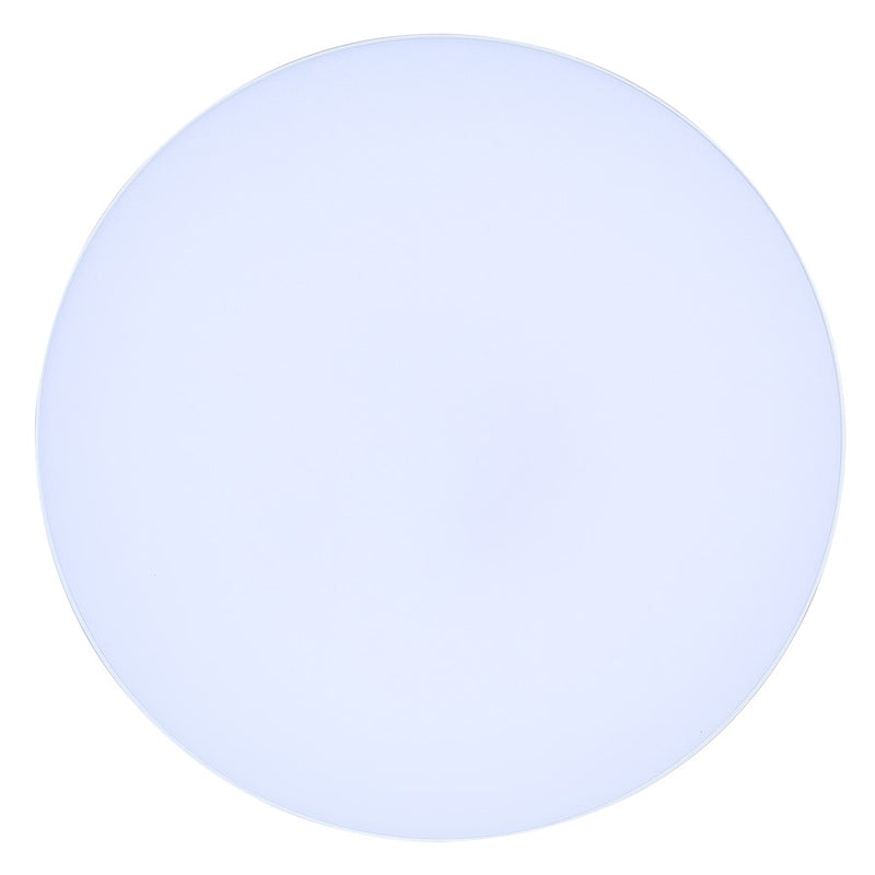 Canarm Madison 12in 1-Light LED Flush Mount | White PVC Lens | Bathroom & Hallway | 12 x 12 x 1 in | Model DL-12F-25WS-WH-C
