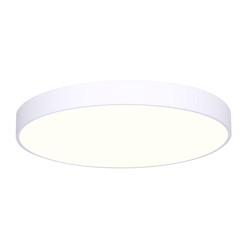 Canarm Madison 14in 1-Light LED Flush Mount | White PVC Lens | Kitchen & Office | 14 x 14 x 1 in | Model DL-14F-30WS-WH-C