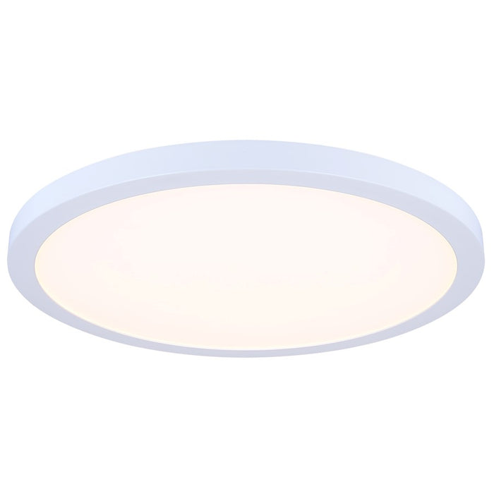 Canarm Madison 1 Light 18" Disc Light, White - DL-18B-40FC-WH-C