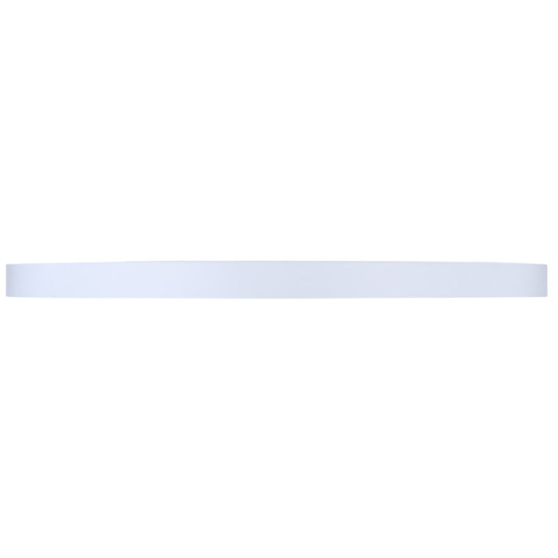 Canarm Madison 18in 1-Light LED Flush Mount | White Aluminum and Iron with PS Lens | Living Room & Bedroom | 18 x 18 x 1 in | Model DL-18B-40FC-WH-C