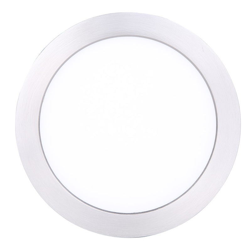 Canarm Madison 5in 1-Light LED Flush Mount | Brushed Nickel with PVC Lens | Living Room & Kitchen | Model DL-5F-10S-BN-C