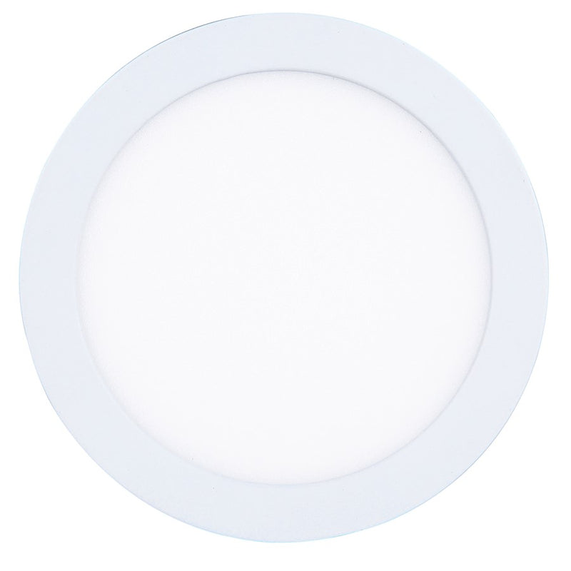 Canarm Madison 5in 1-Light LED Flush Mount | White with PVC Lens | Kitchen & Bathroom | 5 x 5 x 0.9 in, Dimmable 2700K-5000K | Model DL-5F-10S-WH-C