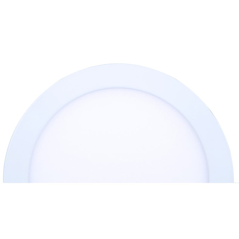 Canarm Madison 5in 1-Light LED Flush Mount | White with PVC Lens | Kitchen & Bathroom | 5 x 5 x 0.9 in, Dimmable 2700K-5000K | Model DL-5F-10S-WH-C