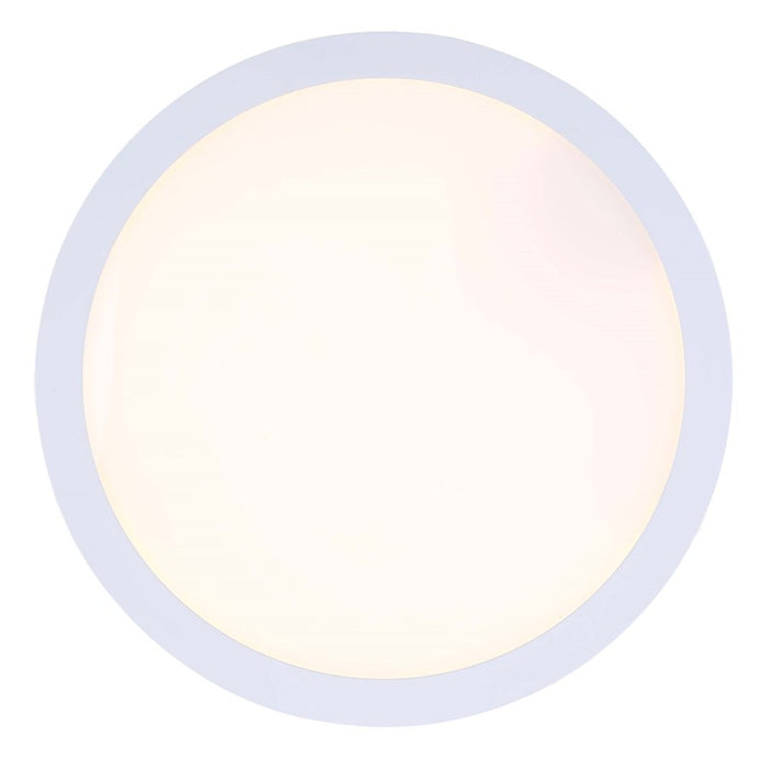 Canarm Madison 5.3" Disc Light, White/PVC Lens