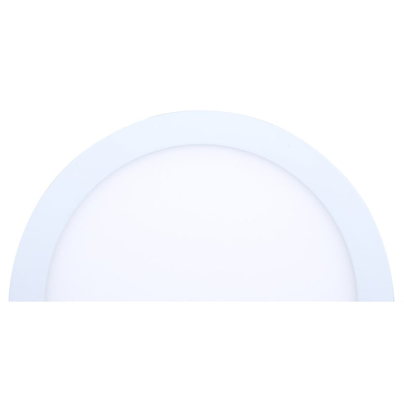 Canarm Madison 7in 1-Light LED Flush Mount | White | Bedroom & Hallway Ceiling Light | 1200 Lumens, 5CCT, Dimmable | Model DL-7F-15S-WH-C