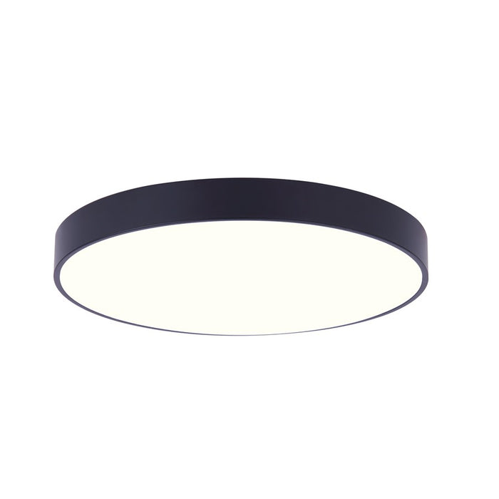 Canarm Madison LED 8" Flush Mount, Black/PVC lens