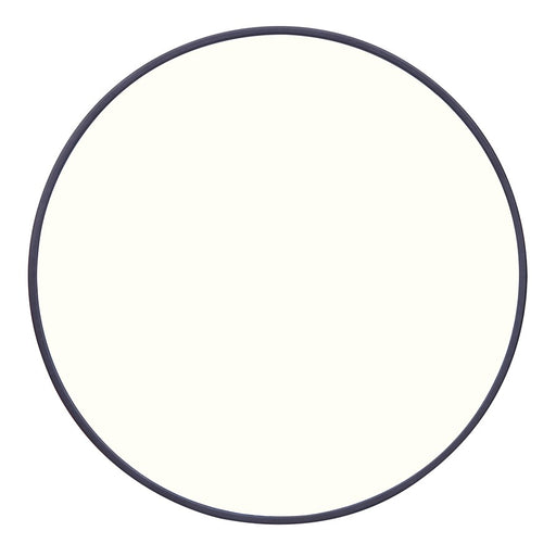 Canarm Madison LED 8" Flush Mount, Black/PVC lens