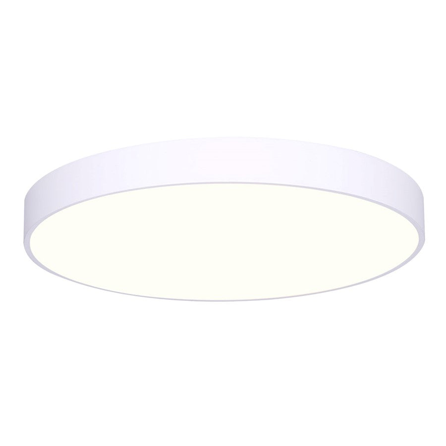 Canarm Madison LED 8" Flush Mount, Matte White - DL-8F-15WS-WH-C