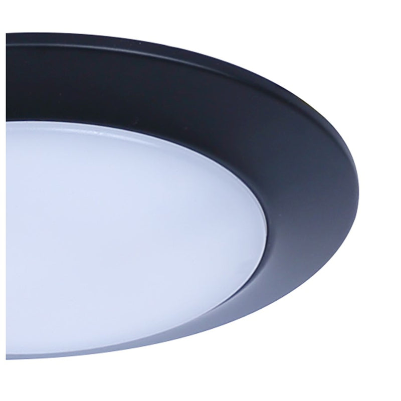 Canarm Madison 1 Light 7.28" Disc Light, Black