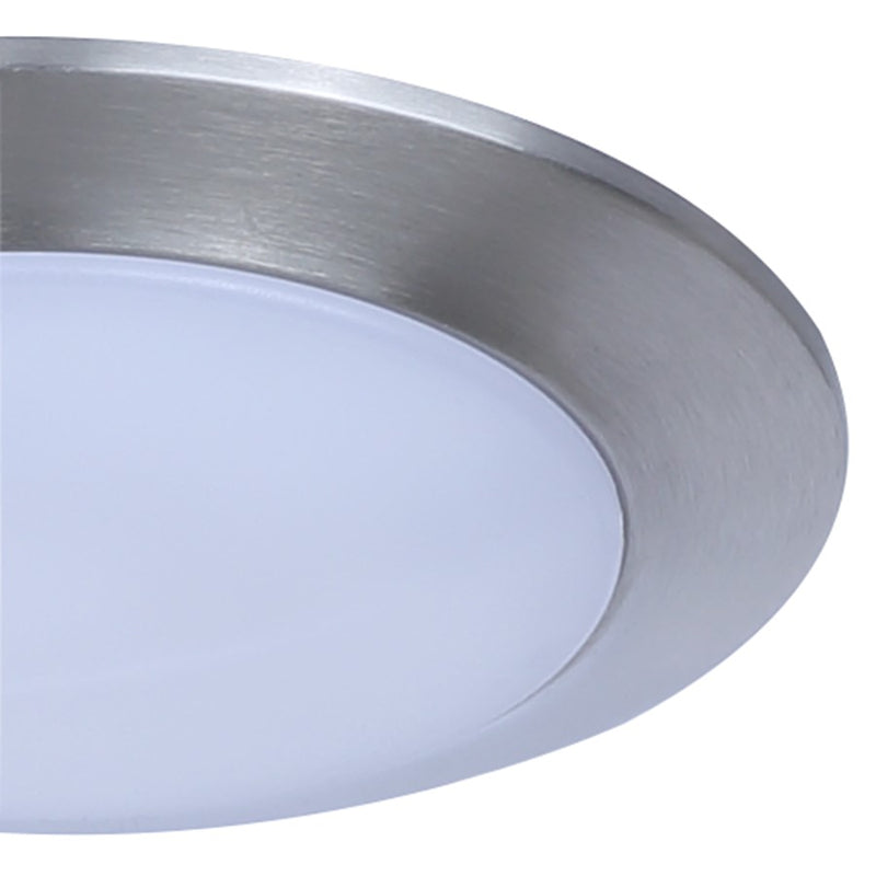 Canarm Madison 1 Light 7.28" Disc Light, Brushed Nickel