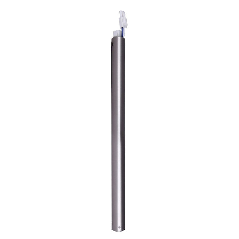 Canarm Brushed Nickel 12in DC Ceiling Fan Downrod Steel Extension Rod | Bedroom & Living Room Fan Accessory | 12 in L | Model DR12BN-DC