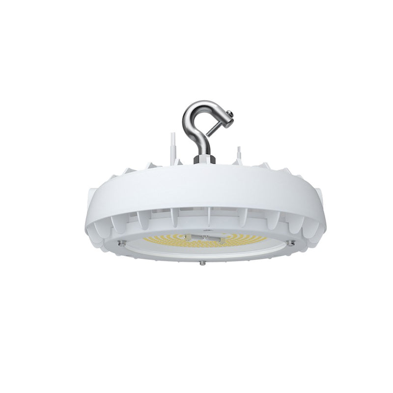 Canarm Highbay 100W LED Light | White Finish | Warehouse & Gym | 5000K, Damp/Wet Rated | Model HBLED-PT100W5000
