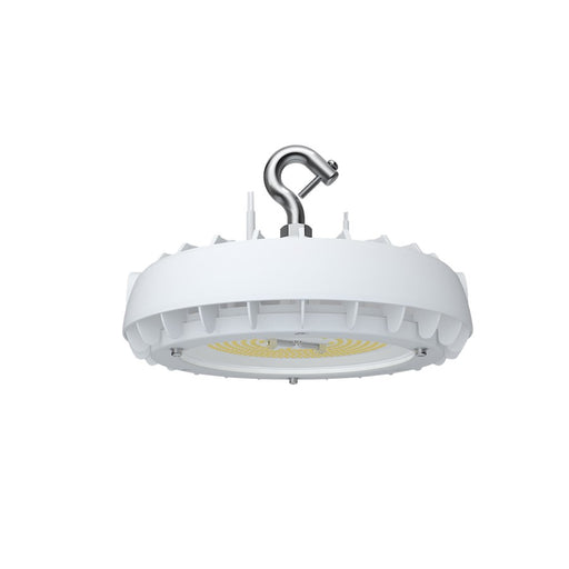 Canarm Highbay 100W LED Light | White Finish | Warehouse & Gym | 5000K, Damp/Wet Rated | Model HBLED-PT100W5000