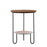 Canarm Shylah Side Table, Black/Natural Wood