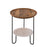 Canarm Shylah Side Table, Black/Natural Wood