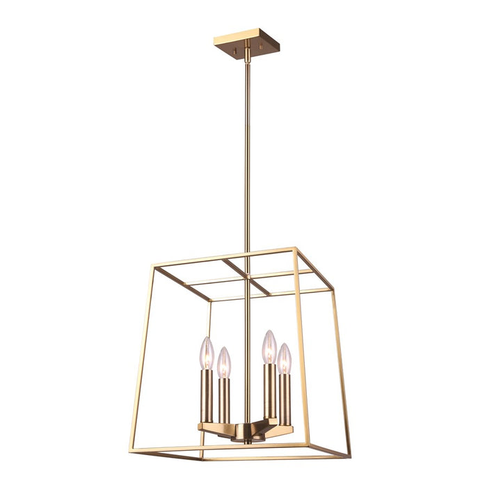 Canarm Coco 4 Light 14" Chandelier, Gold - ICH1034A04GD14