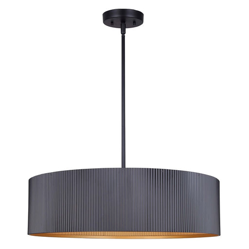 Canarm Rexton 3 Light 22" Chandelier, Matte Black - ICH1119A03BK22