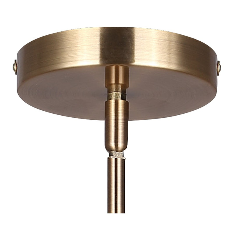 Canarm Daxton 3 Light 20" Chandelier, Matte White/Gold