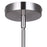 Canarm Landra 3 Light 22" Chandelier, Brushed Nickel/White